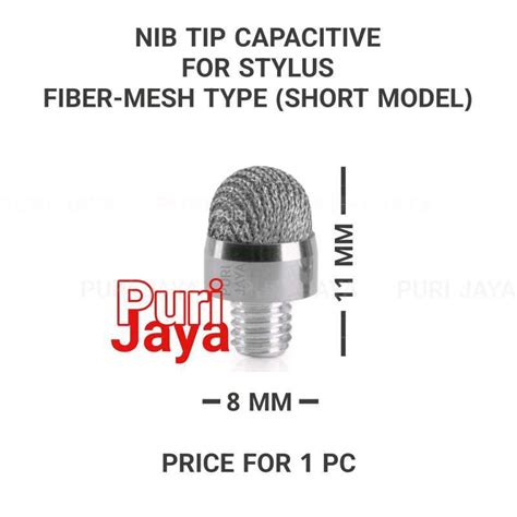 Jual Tip Stylus Pen Capacitive Screen Touch Nib Round Disc Head