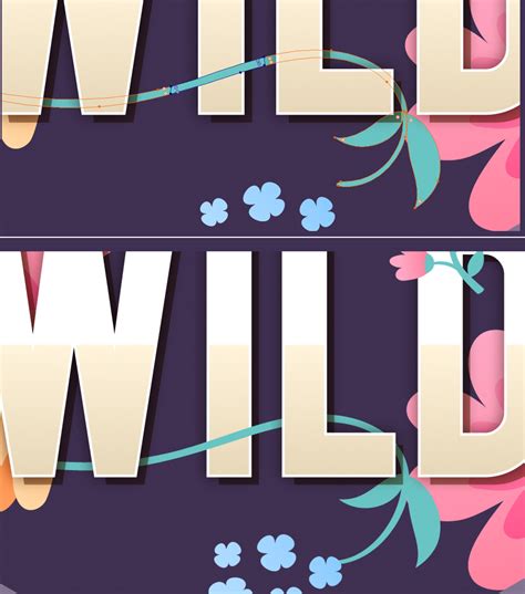 How To Create Vector Floral Typography In Adobe Illustrator LaptrinhX