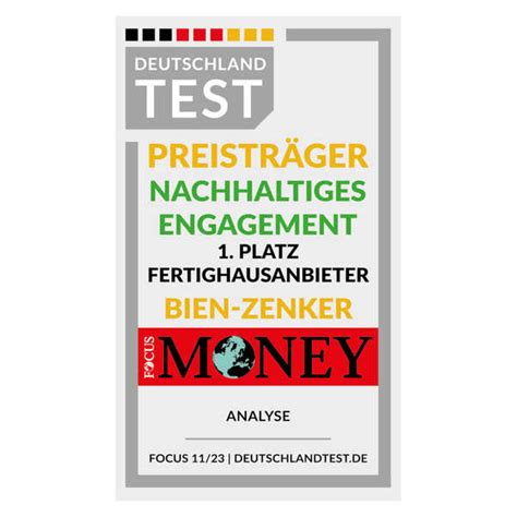 Bien Zenker Erhaelt Bei Deutschland Test Siegel Fuer Sein