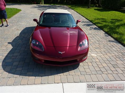 2006 Corvette Convertible Monterey Red