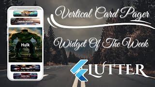 Flutter Widget Of The Week Vertical Card Pager With An Doovi