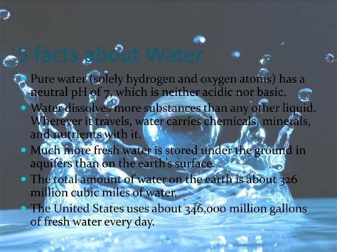 Ppt Water Powerpoint Presentation Free Download Id4153830