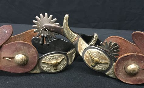 Cowboy Spurs With Jingle Bobs