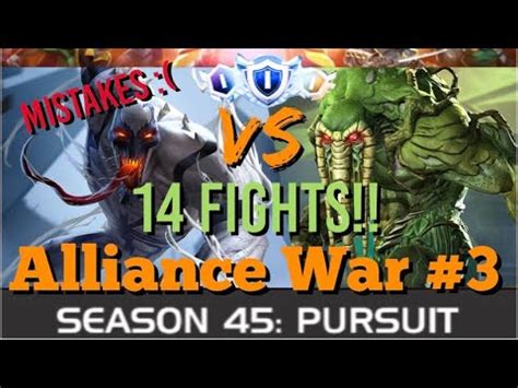 Mcoc Alliance War Season War Fights Anti Venom Vs