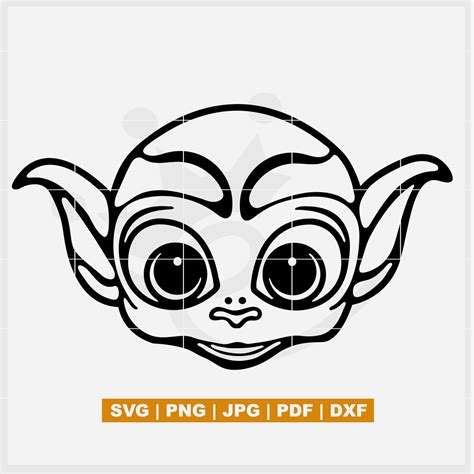 Alien Head Svg Cute Alien Head Svg Alien Cricut Cutout File For