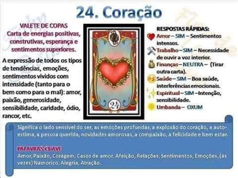 Cora O Carta Significado Das Cartas Ciganas Cartas Ciganas