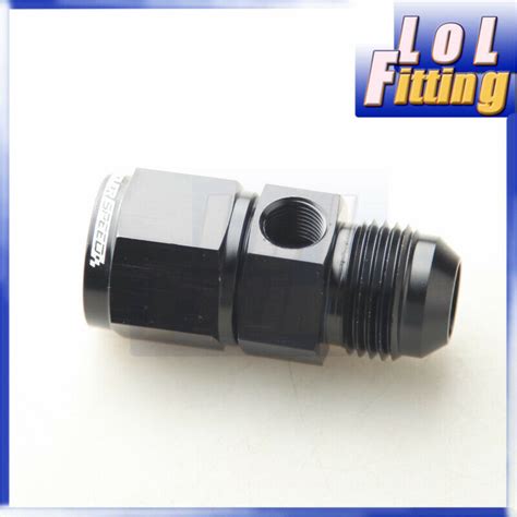 10AN AN10 10 AN Male To 10 AN Eemale With 1 8 NPT Gauge Port