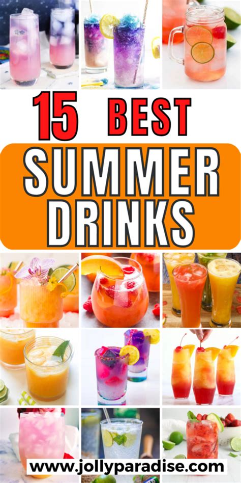 15 Best Summer Drinks - Jolly Paradise