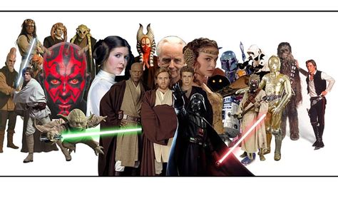 Star Wars Collage Chewie Sith Obiwan Wookiee Estrella Wookie