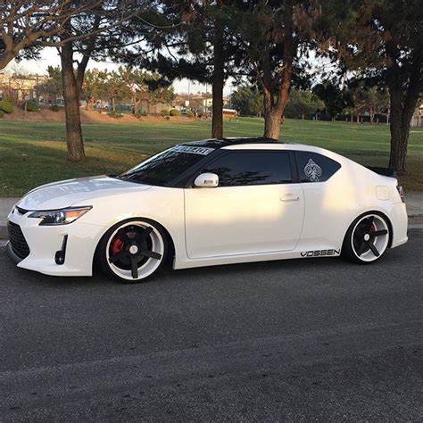 Dannyraider S White Knight Scion Tc With Vossen Rims Scion Image