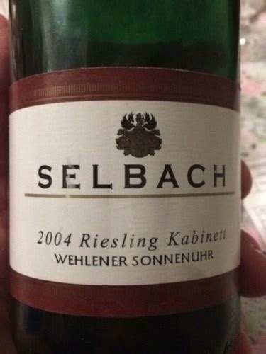 Selbach Wehlener Sonnenuhr Riesling Kabinett Vivino California