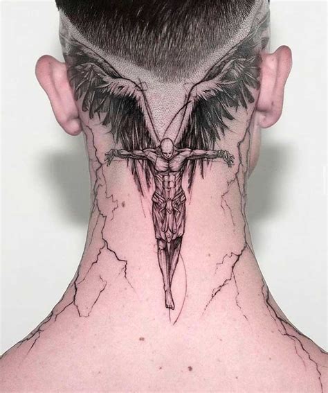 Top Angel Neck Tattoos For Men Spcminer