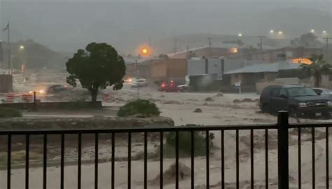 Intensas Lluvias En El Paso Texas Dejan Severas Inundaciones El