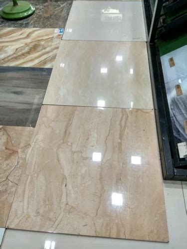 Double Charge Vitrified Johnson Marbonite Floor Tile X Feet X Cm