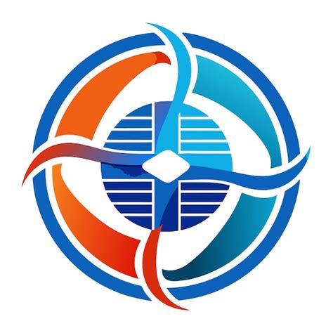 Hvac Logo Design Vector Heating Ventilation And Air Conditioning Hvac