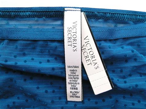 Victoria S Secret Sheer Mesh Bikini Panties With Polka Dots Size Xl Nwt