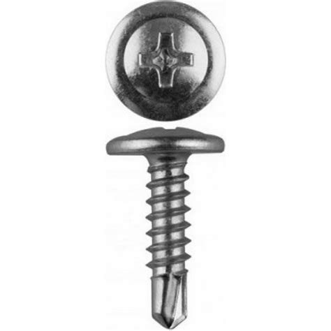 Саморез КВАДРА пресс-шайба, со сверлом, 4.2x25, цинк, 200 шт ...