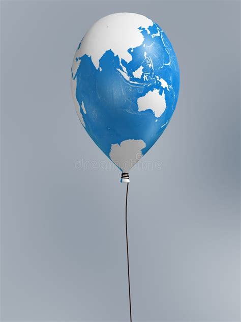 Global Map Balloon Royalty Free Stock Photos Image 17032788