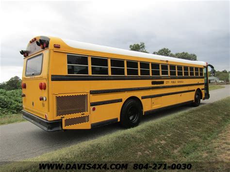 2004 Thomas School Bus Built Pusher Style Flat Nose Cab Over With ...