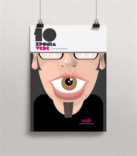 Visual Communication Poster For The 10 Years Of Vcdc On Behance