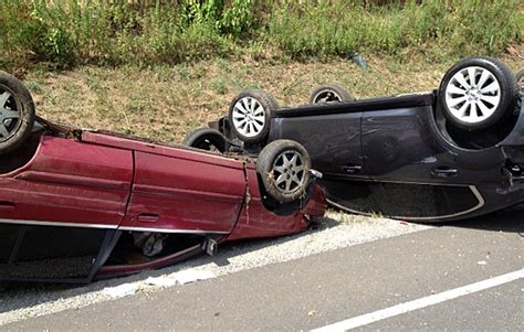 Two Hospitalized As Two Cars Overturn On Merritt Parkway