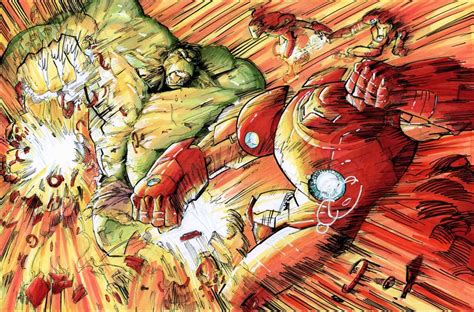 Hulk Vs Hulkbuster Wallpaper Wallpapersafari