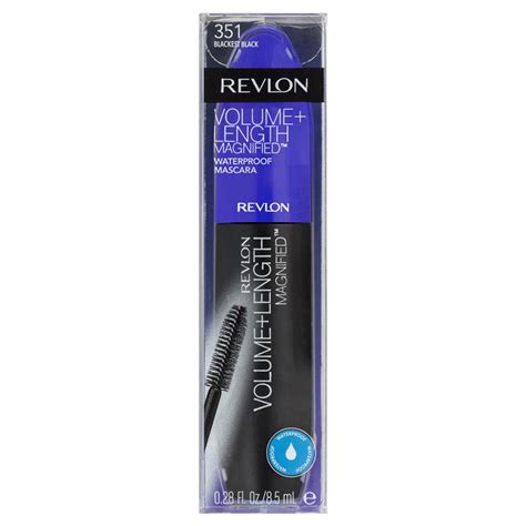 Buy Revlon Volume Length Magnified Mascara Blackest Black Waterproof