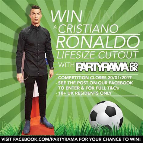 Win A Cristiano Ronaldo Lifesize Cutout Partyrama Blog