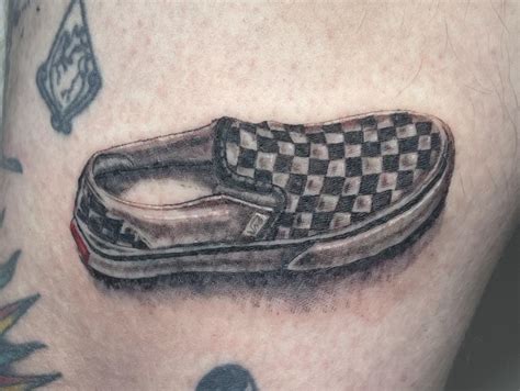 Vans Shoe Tattoo By Ella At Arceus Tattoos In Haifa Israel Cause I