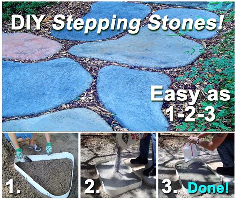How To Color Cement For Stepping Stones at Andre Crozier blog