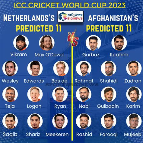 Cricket World Cup 2023 Ned Vs Afg Dream11 Free Live Stream