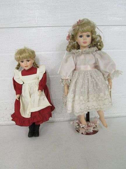 2 Porcelain Dolls Oberman Auctions