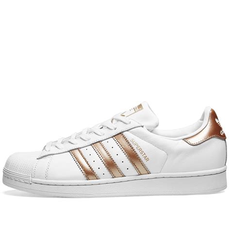 Adidas Superstar W White & Cyber Metallic | END.