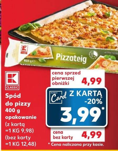 Spód do pizzy promocja Kaufland Ding pl