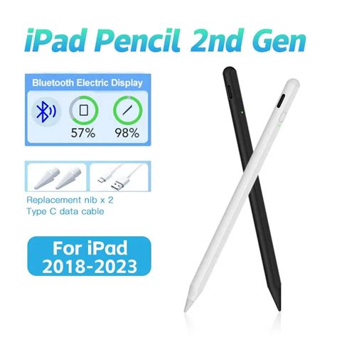 Stylus Para Ipad Pro L Pis Nd Gen Bluetooth Rejei O Direta Da