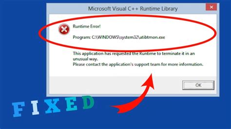 How To Fix Runtime Error For Windows 781011 Microsoft Visual C