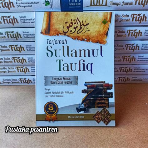 Jual Terjemah Sulam Taufiq Sullamut Taufiq Dengan Makna Pesantren Dan