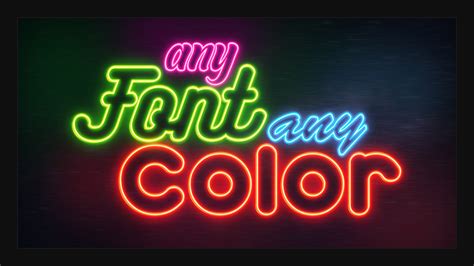 Neon Light Text Effect Add Ons GraphicRiver