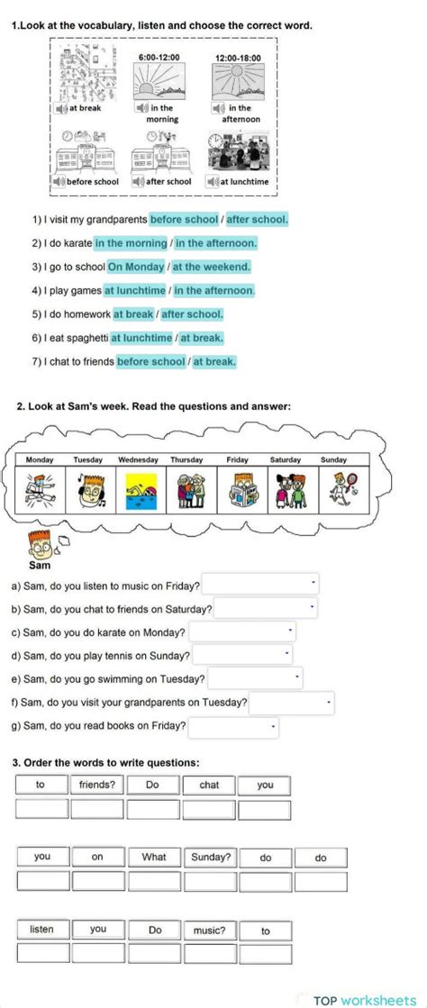 En3 U4 Open Up Unit 4 Interactive Worksheet Topworksheets