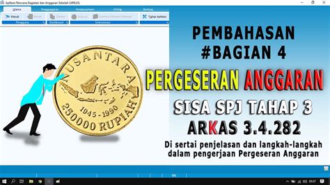 Bagian Pergeseran Anggaran Dari Sisa Spj Bos Tahap Di Arkas