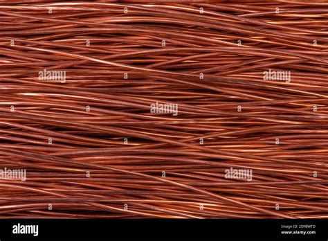 Copper Wire Texture Technology And Energy Raw Material Stock Photo Alamy