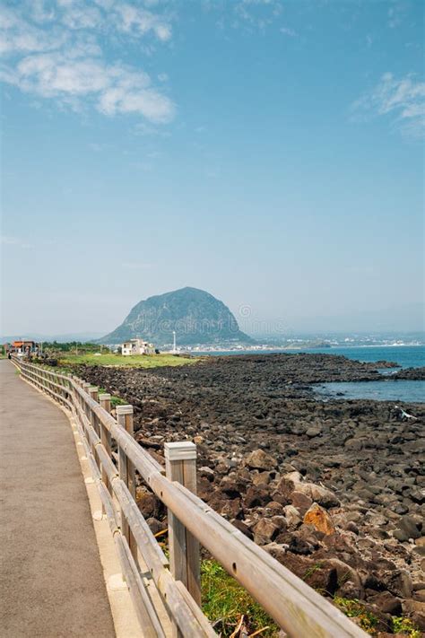 Jeju Olle Trail Beach View In Jeju Island Korea Stock Image Image Of