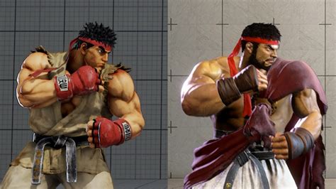 Street Fighter Vs Street Fighter Comparison Youtube