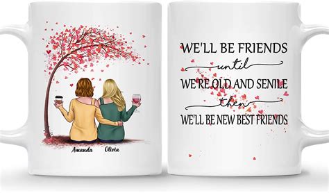 Amazon Gossby Personalized Best Friend Mug We Ll Be Friends