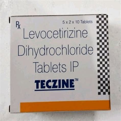 Teczine Levocetirizine Dihydrochloride Tablets Ip For Fever At Rs