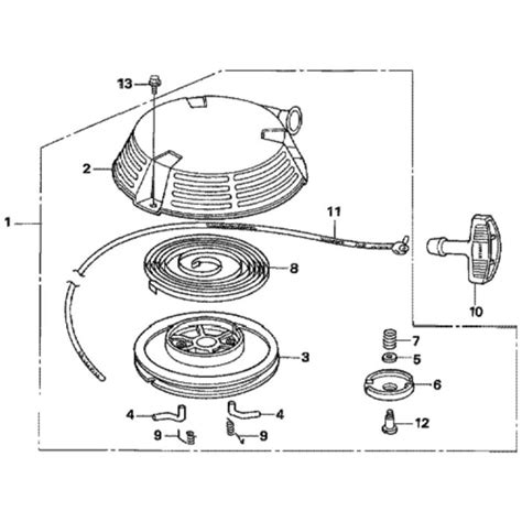 Recoil Starter 2 For Honda HRH536K3 QXE Lawn Mower L S Engineers