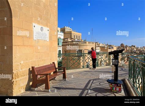 Upper Barrakka Garden Valletta Malta Europe Stock Photo Alamy