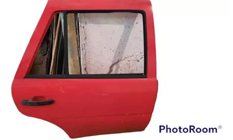 Puerta Trasera Derecha Vw Pointer Original 2001 2008 Roja Meses Sin