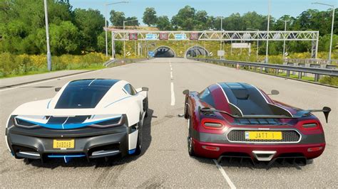 Forza Horizon Drag Race Max Tune Koenigsegg Agera Rs Vs Rimac