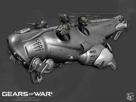 Artstation Gears Of War 3 Vehicles Pete Hayes Gears Of War Gears